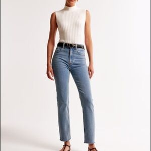 Abercrombie & Fitch The Ankle Straight Ultra High Rise Women's 29/8